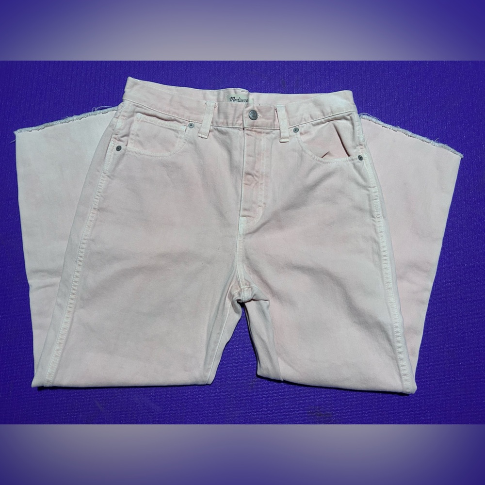 Madewell pink jeans